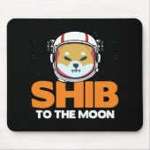 Shib Token Shiba Inu Crypto Meme Coin Moon Dog Mousepad (Vorne)