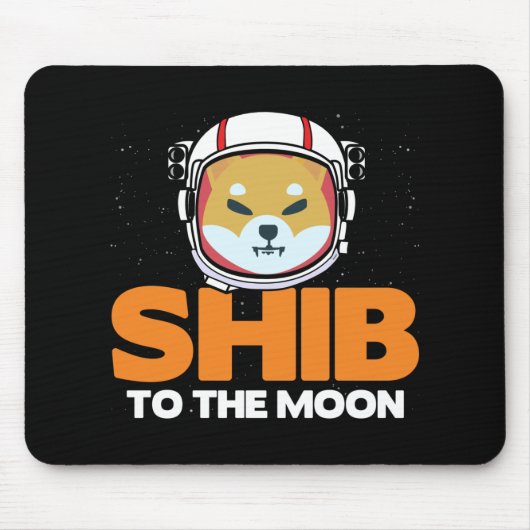 Shib Token Shiba Inu Crypto Meme Coin Moon Dog Mousepad (Vorne)