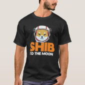 Shib Token Shiba Inu Crypto Meme Coin Moon Dog T-Shirt (Vorderseite)
