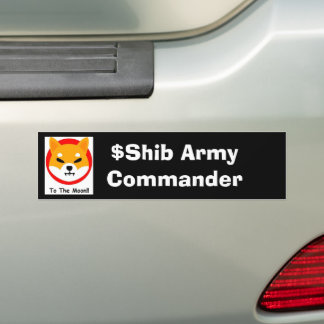 SHIBA ARMY: Kommandant Autoaufkleber