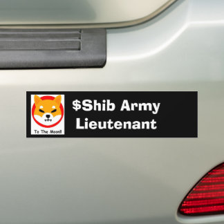 SHIBA ARMY: Leutnant Autoaufkleber