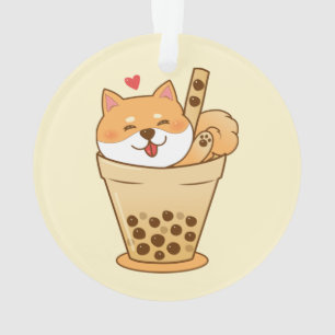 Shiba Boba Ornament