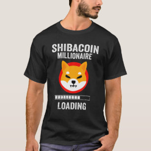 Shiba Coin die Millionärenladung Token-Münzschiff T-Shirt