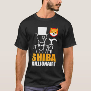 Shiba Coin Kryptowährung Shiba Crypto Millionaire T-Shirt