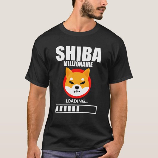 Shiba Coin Kryptowährung Shiba Crypto Millionär T-Shirt (Vorderseite)