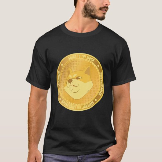 Shiba Coin Millionaire Crypto HODL Shiba Inu Coin T-Shirt (Vorderseite)