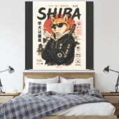 SHIBA DER BESCHÜTZER LEINWANDDRUCK (Insitu (Schlafzimmer))