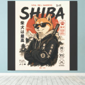 SHIBA DER BESCHÜTZER LEINWANDDRUCK (Insitu (Holzboden))
