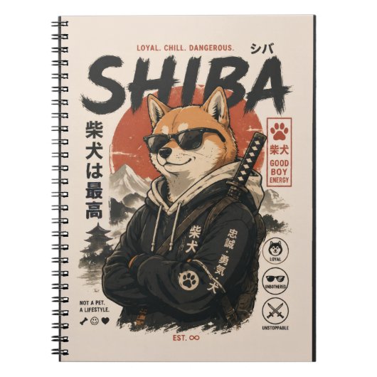 SHIBA DER BESCHÜTZER NOTIZBLOCK (Vorderseite)