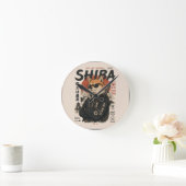 SHIBA DER BESCHÜTZER RUNDE WANDUHR (Zuhause)