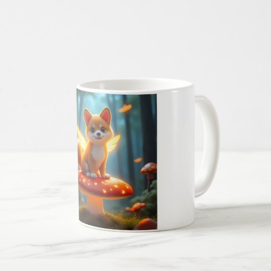 Shiba Fee Abenteuer Kaffeetasse (VorderseiteRechts)