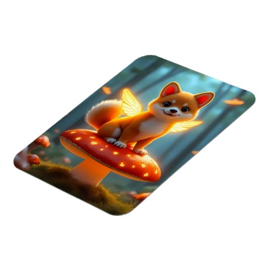 Shiba Fee Abenteuer Magnet (Linke Seite)