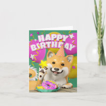 Shiba Happy Birthday