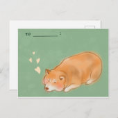 Shiba Hund #1 Postkarte (Vorne/Hinten)