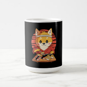 Shiba Hund mit Sushi   Yummy Food Gift Verwandlungstasse