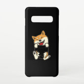 Shiba in A Pocket Cute dog design Samsung Galaxy Hülle (Rückseite)