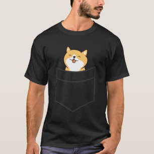 Shiba in einem Pocket Shiba Inu T-Shirt