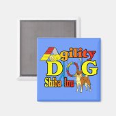 Shiba Inu Agility Magnet (Vorderseite/Rückseite)