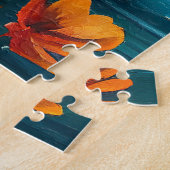 Shiba Inu auf einem Paddle: Ein Landschaftliches A Puzzle (Seite)