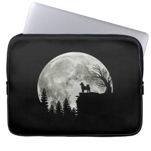 Shiba Inu auf Mountain Halloween Geschenk für Hund Laptopschutzhülle