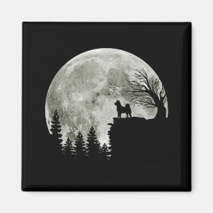 Shiba Inu auf Mountain Halloween Geschenk für Hund Magnet