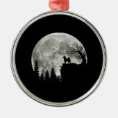 Shiba Inu auf Mountain Halloween Geschenk für Hund Ornament Aus Metall (Vorne)