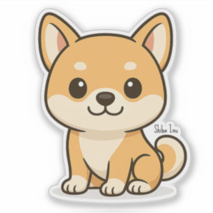 Shiba Inu Aufkleber