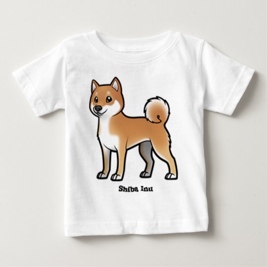 Shiba inu baby t-shirt (Vorderseite)