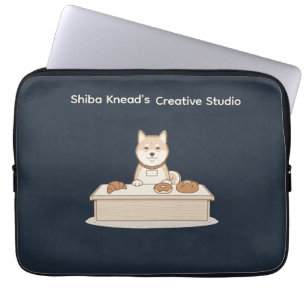 Shiba Inu Bäckerei Laptop Hülle Laptopschutzhülle