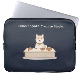 Shiba Inu Bäckerei Laptop Hülle Laptopschutzhülle