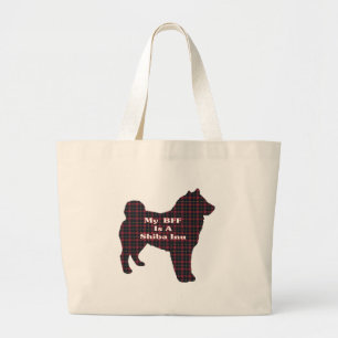 Shiba Inu BESTE FREUNDIN Tote Bag Jumbo Stoffbeutel