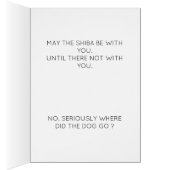 Shiba Inu Birthday Card (Innen (Rechts))