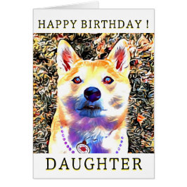 Shiba Inu Birthday Card 3