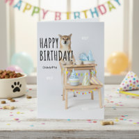 Shiba Inu Birthday Entleash den Schwanz Wagging