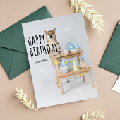 Shiba Inu Birthday Entleash den Schwanz Wagging Karte