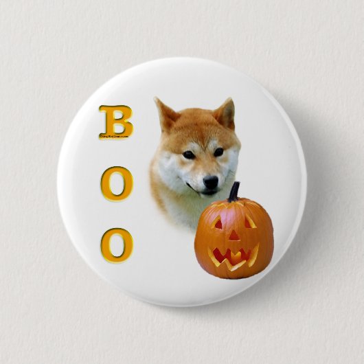 Shiba Inu Boo Button (Vorderseite)
