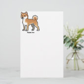 Shiba inu briefpapier (Stehend Vorderseite)