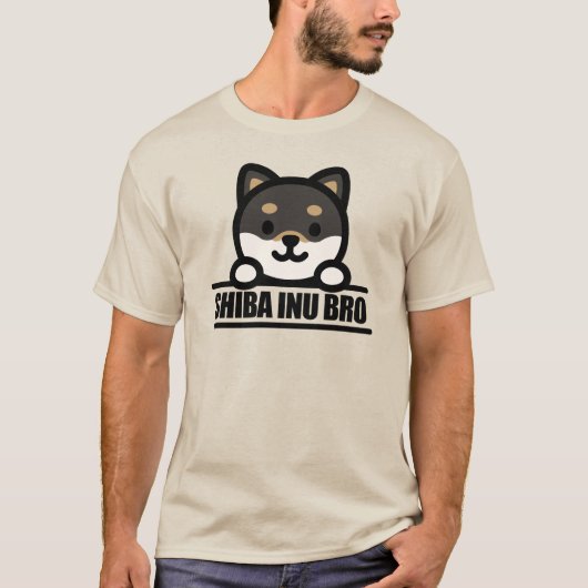 SHIBA INU BRO - Cool Shiba Inu Brother Design T-Shirt (Vorderseite)