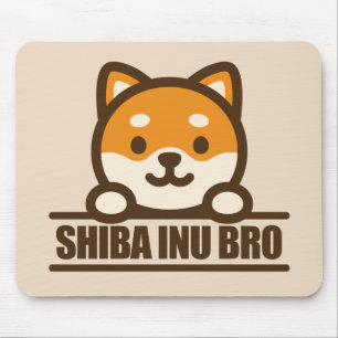 SHIBA INU BRO  - Cooles Shiba Inu Bruder Design Mousepad