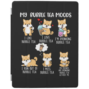 Shiba Inu Bubble Tea Women Boba Tea Dog Bubble Tee iPad Hülle
