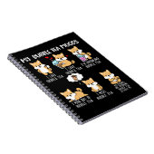 Shiba Inu Bubble Tea Women Boba Tea Dog Bubble Tee Notizblock (Rechte Seite)