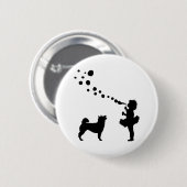 Shiba Inu Button (Vorne & Hinten)