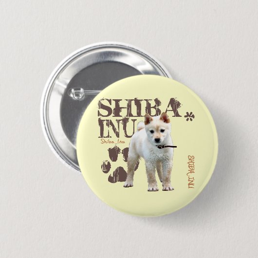 Shiba Inu Button (Vorne & Hinten)