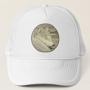 Shiba Inu Caps Hats Gift Alte Wolfshunde Geschenke Truckerkappe