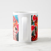 Shiba Inu cherry Japen blossom Jumbo-Tasse (Rückseite)