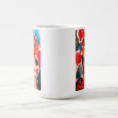 Shiba Inu cherry Japen blossom  Kaffeetasse (Mittel)