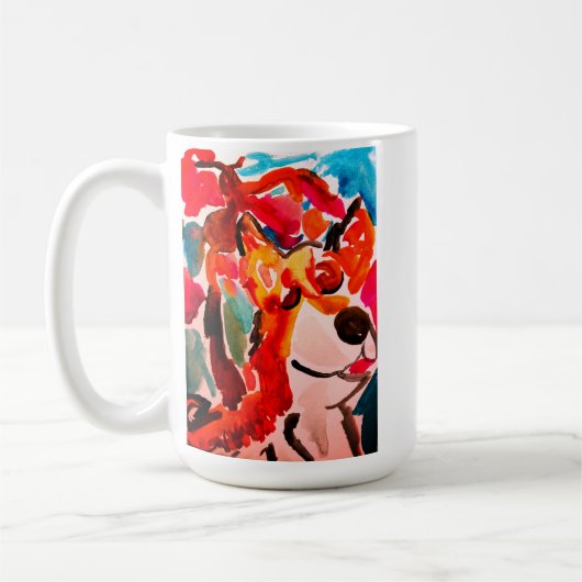 Shiba Inu cherry Japen blossom Kaffeetasse (Links)