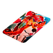 Shiba Inu cherry Japen blossom  Magnet (Linke Seite)