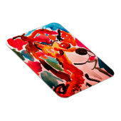 Shiba Inu cherry Japen blossom  Magnet (Rechte Seite)