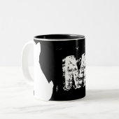Shiba Inu Chinese Dog Year 2018 Monogram Tasse (Vorderseite Links)